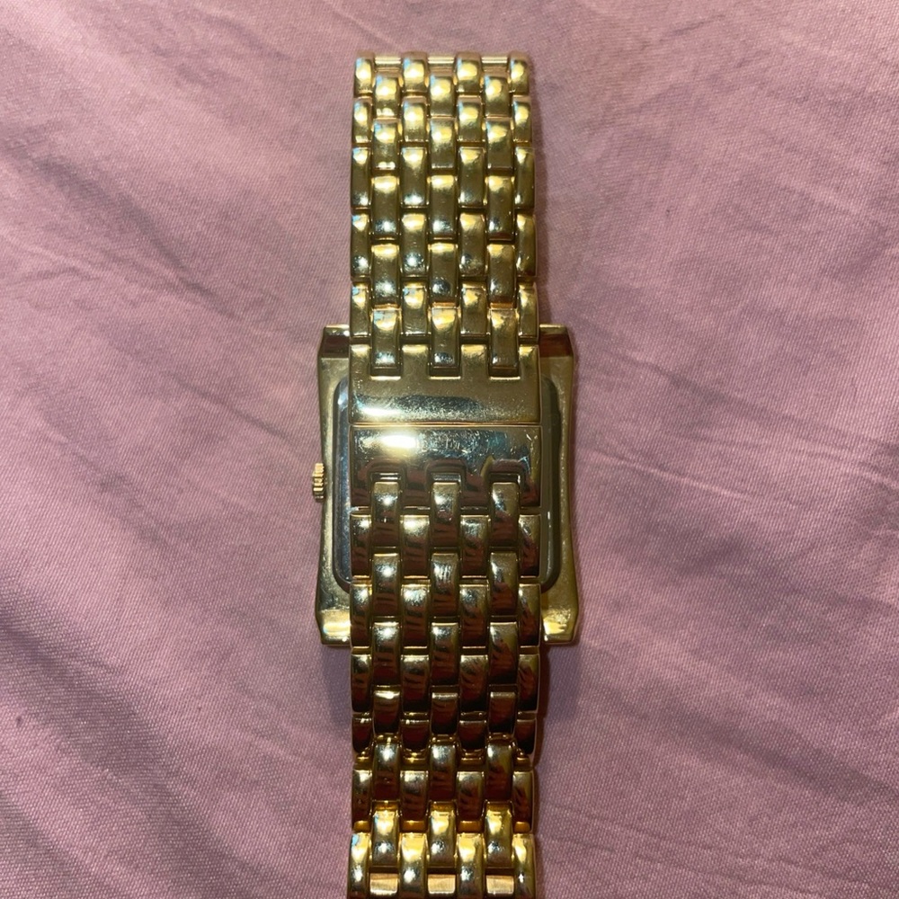 dmq ladies watch Pearl dial diamond bezel and diamonds on dial Vintage Untested - Picture 2 of 6